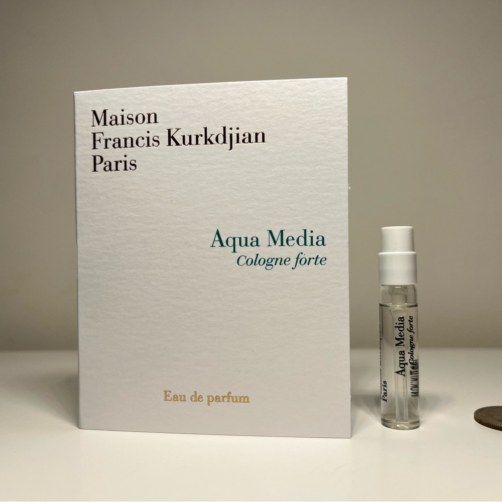 samples Maison Francis Kurkdjian Paris Aqua Media Cologne forte